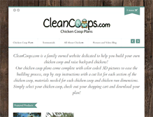 Tablet Screenshot of cleancoops.com